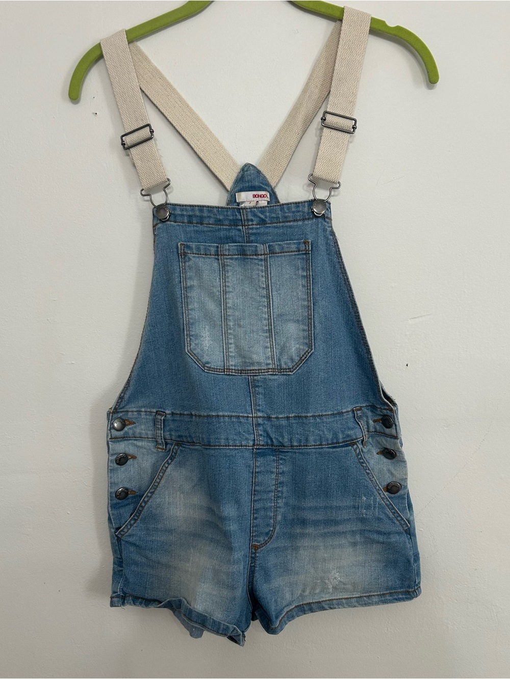 Y2K Bongo Blue Denim Overalls